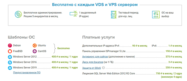 First VDS - услуги VDS 